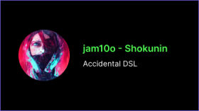Jam10o - Shokunin: How I Accidentally Created a DSL by wizardamigos_channel